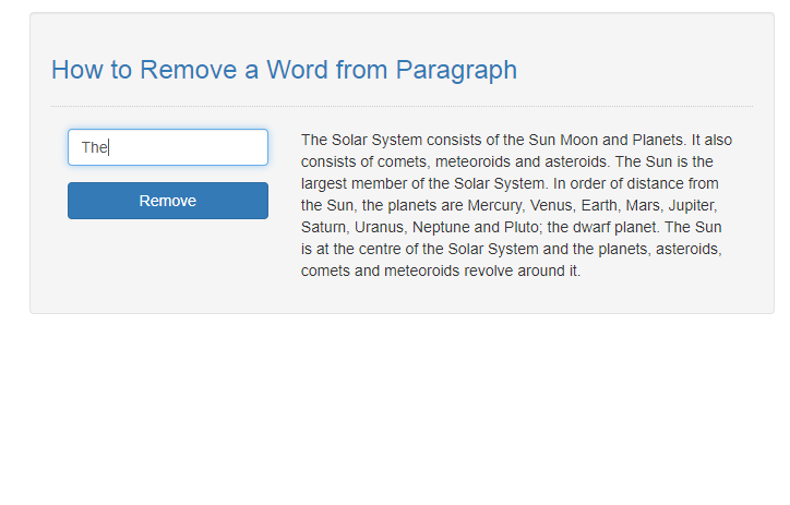 how-to-remove-a-word-from-paragraph-in-javascript-sourcecodester